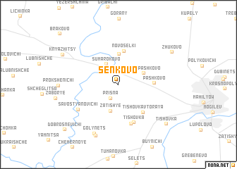 map of Senʼkovo