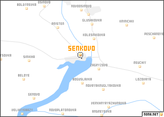 map of Senʼkovo