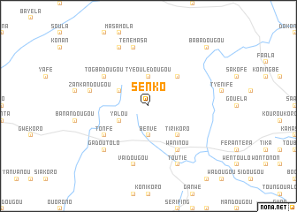 map of Senko