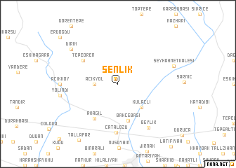 map of Şenlik