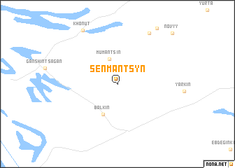 map of Sen\