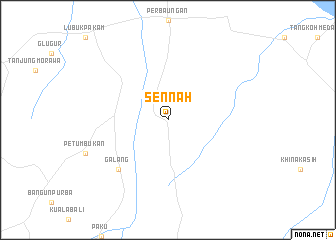 map of Sennah