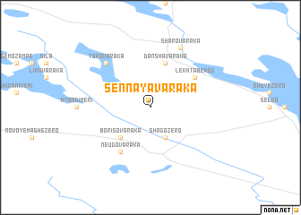 map of Sennaya Varaka