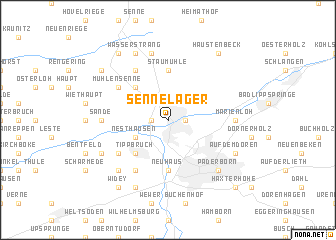 map of Sennelager