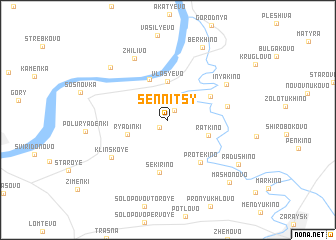 map of Sennitsy