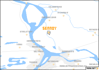 map of Sennoy