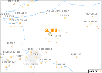 map of Senno