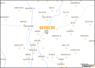 map of Şenocak