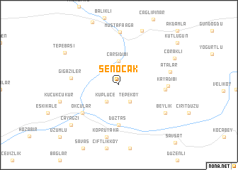 map of Şenocak