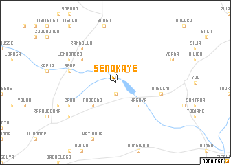 map of Sénokayé