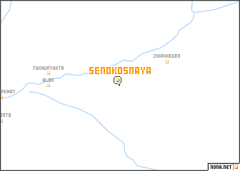 map of Senokosnaya