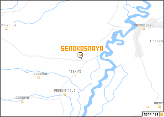 map of Senokosnaya