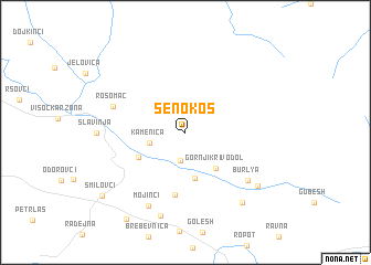 map of Senokos