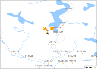 map of Senom