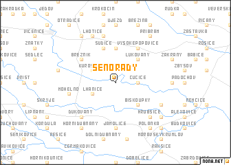 map of Senorady