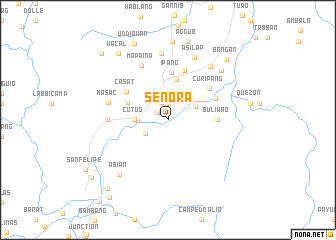 map of Señora