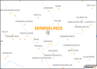 map of Señor del Pozo