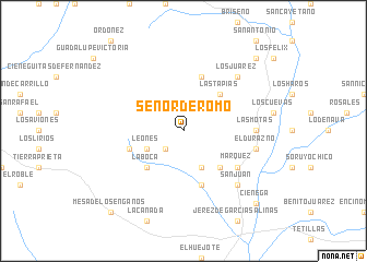 map of Señor de Romo