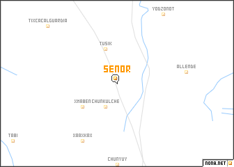map of Señor