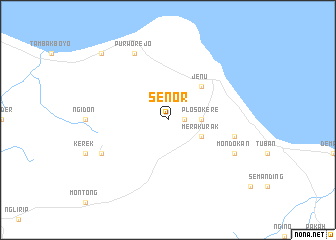 map of Senor