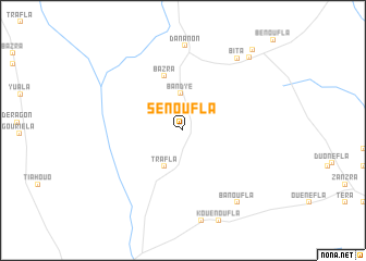 map of Sénoufla