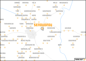 map of Sénouorou