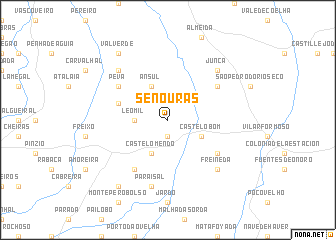 map of Senouras