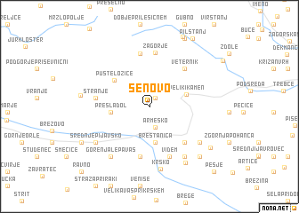 map of Senovo