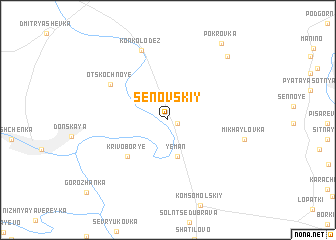 map of Senovskiy