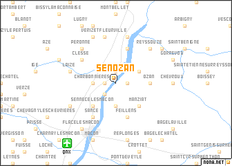 map of Senozan