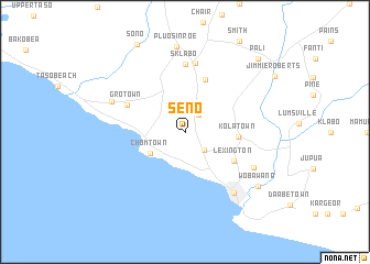 map of Seno