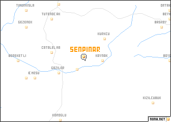 map of Şenpınar