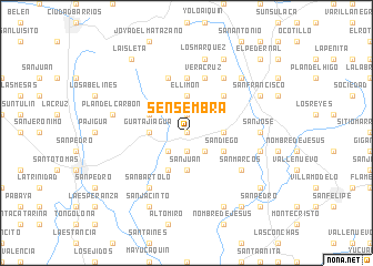 map of Sensembra