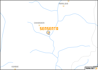map of Sensenta