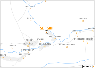 map of Sen\