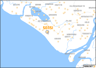 map of Sensi