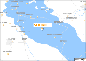 map of Sentablik