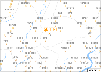 map of Sentai