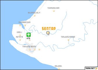 map of Sentap