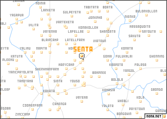 map of Senta