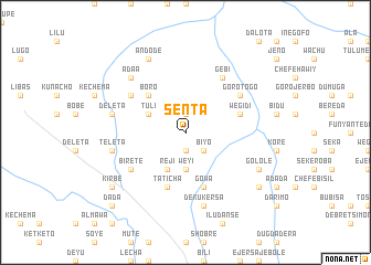 map of Sēntʼa