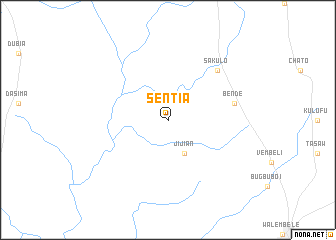 map of Sentia