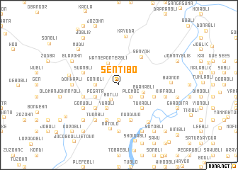 map of Sentibo