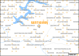 map of Sentieiras