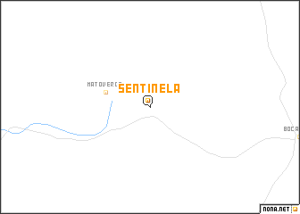 map of Sentinela