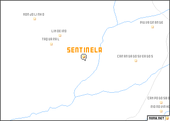 map of Sentinela