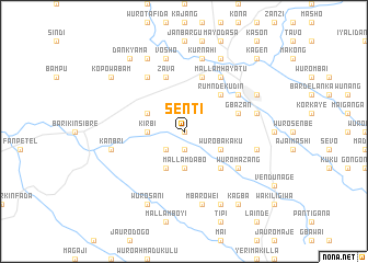 map of Senti