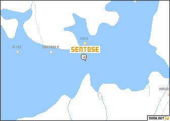 map of Sento Sé