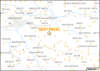 map of Šentpavel