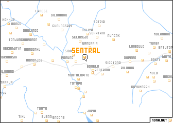 map of Sentral